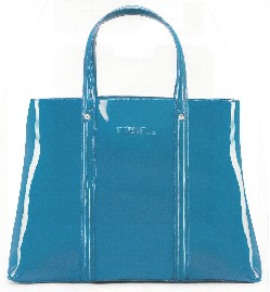 Borsa azzurra Ferrè